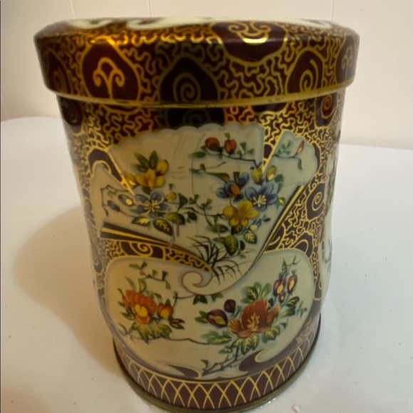 the tin box company Accents Decorative Tin Container Poshmark